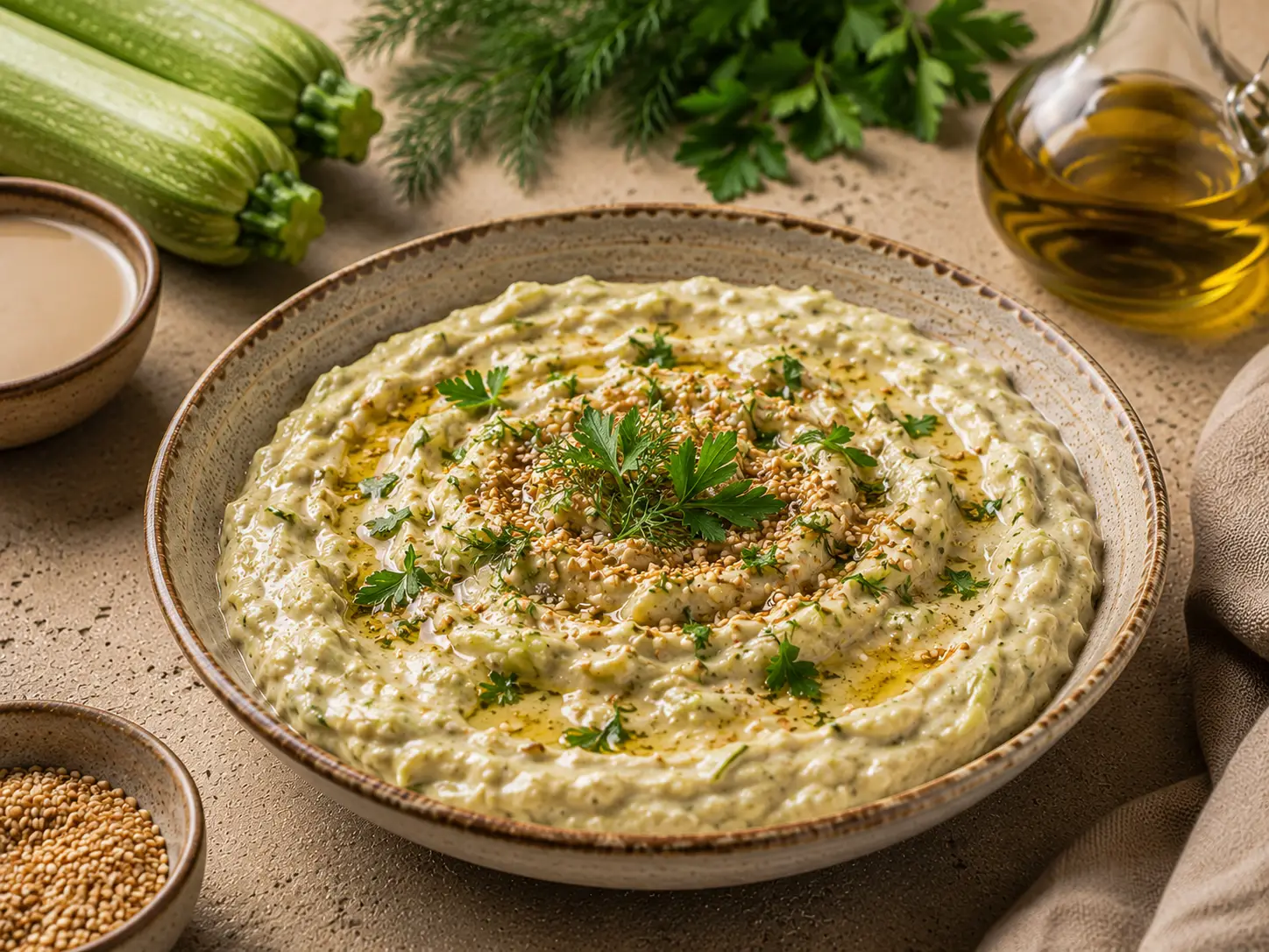 Tahinli Kabak Mezesi