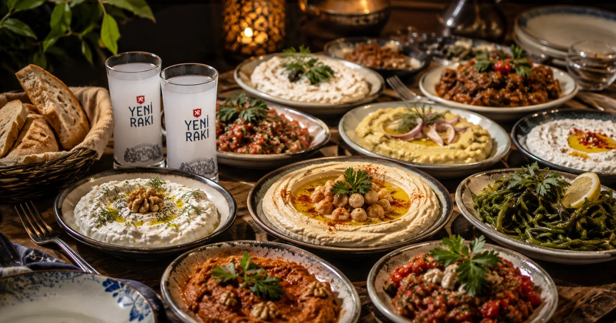 Rakı Sofrası Mezeleri