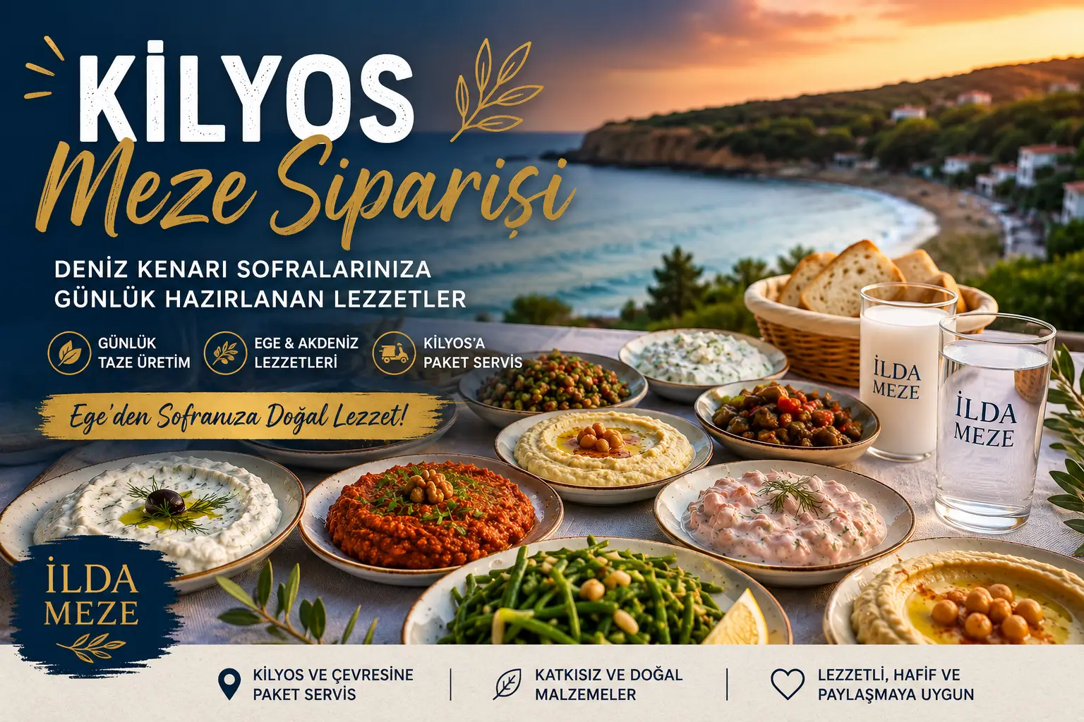 Kilyos Meze Siparişi: Deniz Kenarı Sofralarına Taze Ege Lezzetleri
