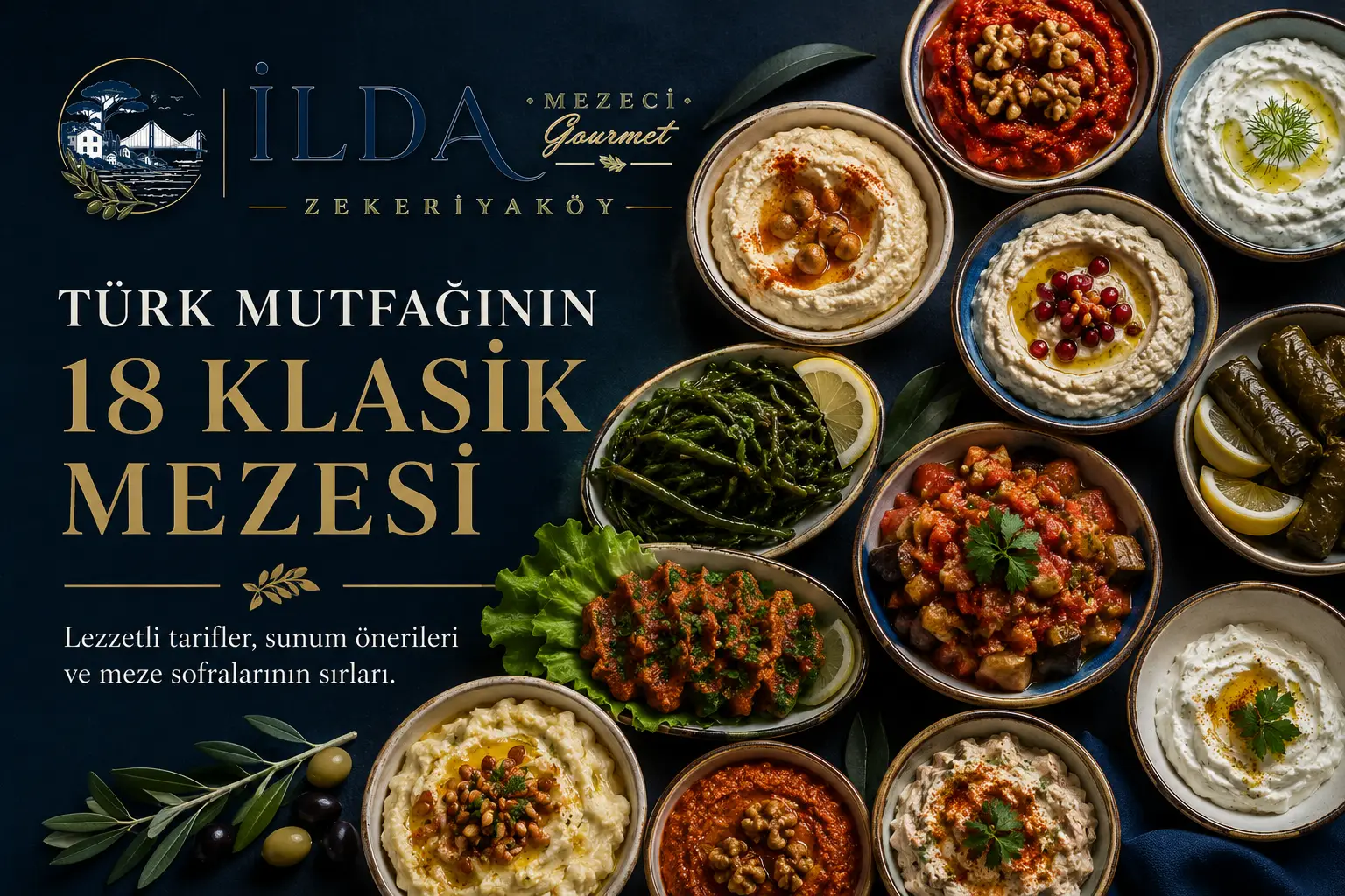 Türk Mezeleri Rehberi: En Sevilen 18 Meze ve Özellikleri